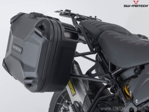 Set cutii laterale (sidecase) DUSC L/M (41/33L) si suporti PRO - 74.0L - Ducati DesertX ('22-) / Rally ('23-) - SW-Motech