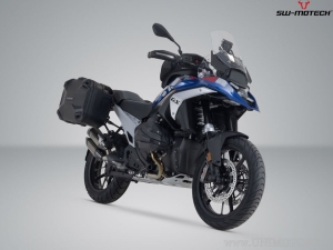 Set cutii laterale (sidecase) DUSC M (2x33L) si suporti PRO - 66.0L - BMW R 1300 GS ('23-) - SW-Motech