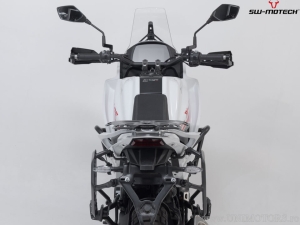 Set cutii laterale (sidecase) TRAX ADV L aluminiu negru si suporti PRO - 90.0L - Moto Morini X-Cape 650 ('21-) - SW-Motech