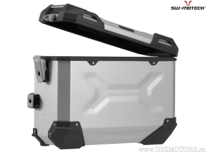 Set cutii laterale (sidecase) TRAX ADV L/M aluminiu argintiu si suporti PRO - Husqvarna Norden 901 ('21-) - SW-Motech