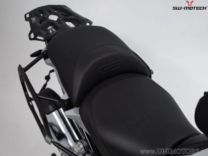 Set cutii laterale (sidecase) TRAX ADV L/M aluminiu negru si suporti PRO - 82.0L - BMW R 1200 GS / R 1250 GS - SW-Motech