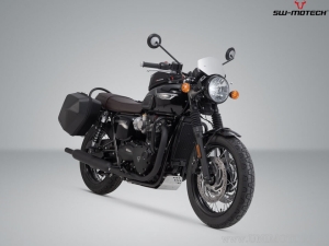 Set cutii laterale (sidecase) URBAN (2x16.5L) si suporti SLC - 33.0L - Triumph Bonneville T120 ('15-) - SW-Motech