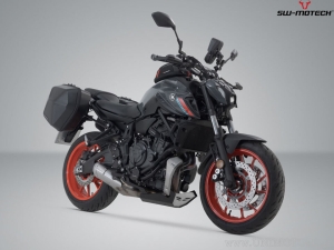 Set cutii laterale (sidecase) URBAN (2x16.5L) si suporti SLC - 33.0L - Yamaha MT-07 ('18-) - SW-Motech