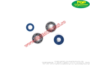 Set di cuscinetti (SKF) e guarnizioni dell'albero motore - Aprilia / MBK / Malaguti / Minarelli / Yamaha 50cc 2 tempi - (TOP Per