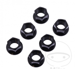 Set di dadi pignone posteriore 6 pezzi 12 x 1.25 mm JMP - Triumph Speed Triple 900 ('97-'98) - JM