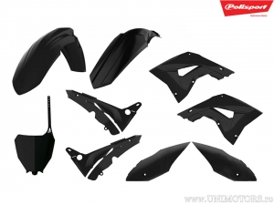 Set di plastica nera - Honda CR 125 R / CR 250 R ('02-'07) / CRF 250 R ('04-'07) - Polisport