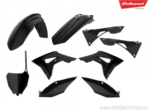 Set di plastica nera - Honda CRF 250 R ('18-'19) / Honda CRF 450 R ('17-'19) - Polisport