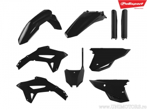 Set di plastica nera - Honda CRF 250 R ('22) / CRF 450 R ('21-'22) - Polisport