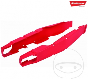 Set di protezione del forcellone rosso Polisport - Honda CR 125 R ('04-'07) / Honda CRF 250 X ('08-'19) - JM