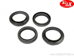 Set fork seals 38x50x8/9.5mm - Beta Evo / Suzuki LS 650 Savage / FZR 600 / XJ 600 Diversion / XV 750 Virago - TourMax