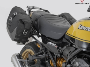 Set genti laterale Legend Gear LC2 / LC1 si suporti SLC - 23.3L - negru-maro - Kawasaki Z900RS SE ('21-) - SW-Motech