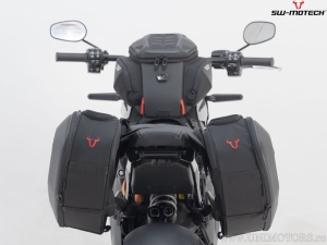 Set genti laterale PRO BLAZE si suporti detasabili - 30-40L - negru-antracit - Harley-Davidson LiveWireONE - SW-Motech