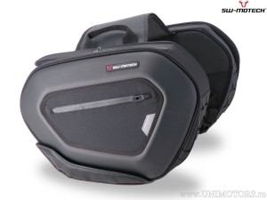 Set genti laterale PRO BLAZE si suporti detasabili / 30-40L / negru-antracit - Honda CBR500R / CB500F ('18-) - SW-Motech