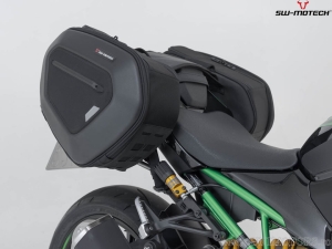 Set genti laterale PRO BLAZE si suporti detasabili - 30-40L - negru-antracit - Kawasaki Z900 SE ('20-) - SW-Motech