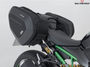 Set genti laterale PRO BLAZE si suporti detasabili - 30-40L - negru-antracit - Kawasaki Z900 SE ('20-) - SW-Motech