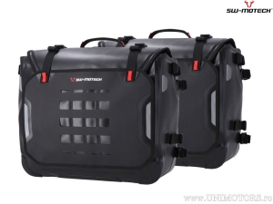 Set genti laterale SysBag WP (impermeabile) L cu suporturi EVO si adaptori - Suzuki DL 650 V-Strom ('04-'10) - SW-Motech