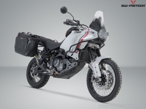 Set genti laterale SysBag WP (impermeabile) L cu suporturi PRO si adaptori - US model Ducati DesertX ('22-) - SW-Motech