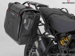 Set genti laterale SysBag WP (impermeabile) L cu suporturi PRO si adaptori - US model Ducati DesertX ('22-) - SW-Motech