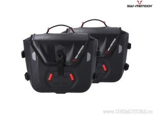 Set genti laterale SysBag WP (impermeabile) S cu suporturi SLC si adaptori - Ducati Monster 821 ('17-) - SW-Motech