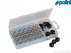 Set gewichten voor variateur (15x12mm / 6,5-7-8-9g) - Polini