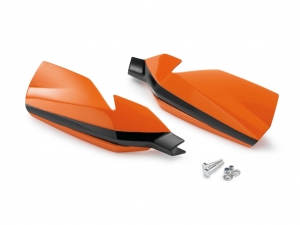 Set handbeschermers (plastic / oranje) - KTM EXC / EXC Factory / EXC Six Days / EXC-R / SXS Racing / SX-F / SX - KTM