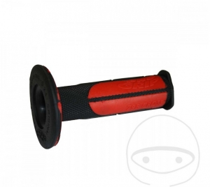 Set manopole manubrio 798 nero rosso Progrip D: 22 mm L: 115 mm chiuse - JM