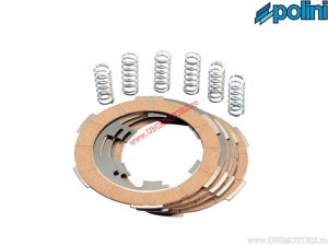 Set of discs + clutch springs (6 springs) - 2300016 - Polini