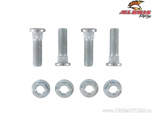 Set of front wheel bolts / nuts - Polaris 450HO 2x4 MD / Sportsman 570EFI MD / Trail Blazer 330 / Trail Boss 330 - All Balls