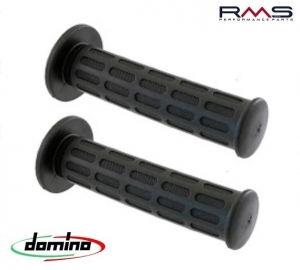 Set of long Japan Style handlebar grips - color: black - RMS