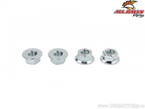 Set of rear wheel nuts (4 pieces) - Arctic Cat 250 2x4 / Kawasaki KVF300 Brute Force / Suzuki LTV-700F Twin Peaks - All Balls