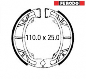 Set pastiglie freno - Aprilia Scarabeo 50cc / Honda 50-125cc / Kymco 50-150cc / Peugeot 50-125cc / PGO 50cc - Ferodo