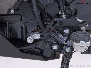 Set pedala schimbator si pedala frana din aluminiu culoare neagra - Suzuki V-Strom 800 / 800DE (22'-) - SW-Motech