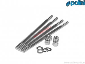 Set pennen / moeren cilinder (M7x158mm) - Vespa ETS 125 2T / PK 125 2T / Primavera ET3 125 2T / XL 125 2T - Polini