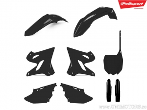 Set plastice negre - Yamaha YZ 125 / YZ 250 2T ('21) - Polisport