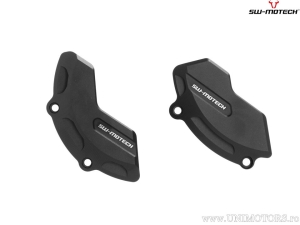 Set protectie capac ambreiaj si alternator - material: aluminiu negru - KTM 790 Duke / 890 Duke R / 890 SM T - SW-Motech