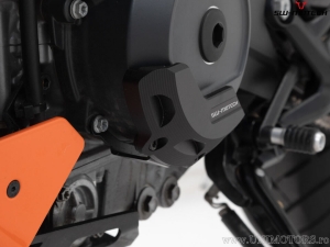 Set protectie capac ambreiaj si alternator - material: aluminiu negru - KTM 790 Duke / 890 Duke R / 890 SM T - SW-Motech