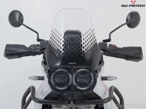 Set protectie maini (handguard) KOBRA - culoare: negru - Ducati DesertX ('22-) - SW-Motech