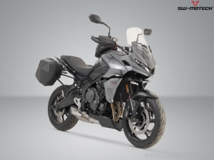 Set protectii Adventure (scut motor + 2x crashbar + 4x crashpad) - Triumph Tiger 660 ('21-) - SW-Motech