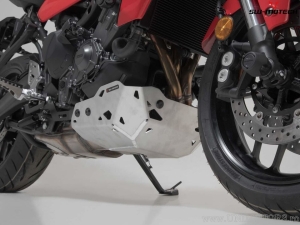 Set protectii Adventure (scut motor + 2x crashbar + 4x crashpad) - Yamaha Tracer 9 / GT ('20-) / GT+ ('22-) - SW-Motech