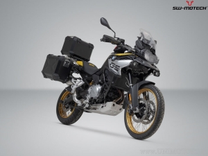 Set protectii Adventure (scut motor + 2x crashbar + handguard + 4x crashpad) - BMW F 750 / 850 GS ('17-) - SW-Motech