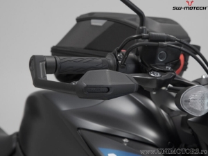 Set protectii manete cu aparatoare - material: aluminiu - culoare: negru - Suzuki GSX-S models - SW-Motech