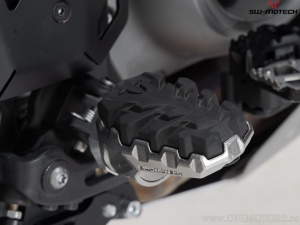 Set scarite EVO - oțel inoxidabil - cauciuc / argintiu-negru - Harley-Davidson Pan America ('21-) - SW-Motech