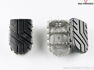 Set scarite ION - oțel inoxidabil - cauciuc / argintiu-negru - Ducati Multistrada V4 ('20-) - SW-Motech