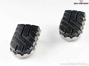 Set scarite ION - oțel inoxidabil - cauciuc / argintiu-negru - Ducati Multistrada V4 ('20-) - SW-Motech