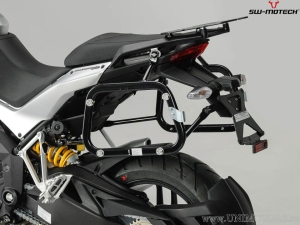 Set suporti EVO cutii laterale (sidecase) culoare neagra - Ducati Multistrada 1200 / S ('10-'14) - SW-Motech