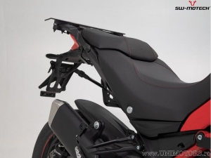 Set suporti PRO cutii laterale (sidecase) culoare neagra - Ducati Multistrada 1200/ 1260/ 950 / V2 - SW-Motech