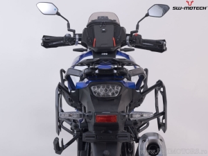 Set TRAX ADV negru (topcase + 2x sidecase + suporti PRO + ADV-RACK) - 150.0L - Suzuki V-strom 1050 / XT ('19-) - SW-Motech