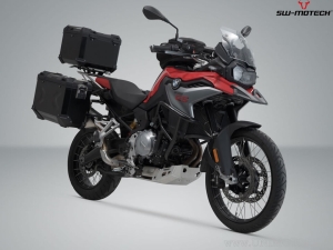 Set TRAX ADV negru (topcase + 2x sidecase + suporti PRO + ADV-RACK pt suporti plastic) - 150.0L - BMW F 750/850 GS - SW-Motech