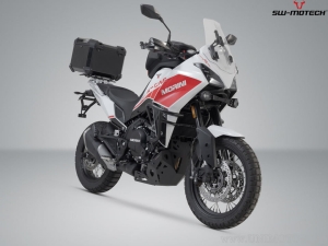 Set TRAX ADV negru (topcase + ADVENTURE-RACK + adaptor + blocator) - 38.0L - Moto Morini X-Cape 650 ('21-) - SW-Motech