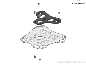 Set URBAN ABS (topcase URBAN (16-29 L) + ADVENTURE-RACK + DHV + kit adaptor) - CFMoto 800MT ('21-) - SW-Motech